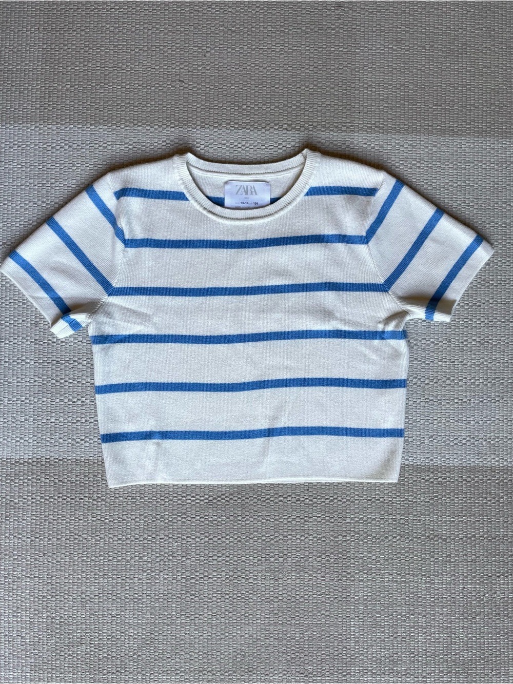 Zara knitted crop top